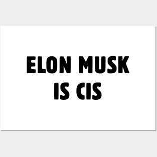 Elon Musk Is Cis Posters and Art